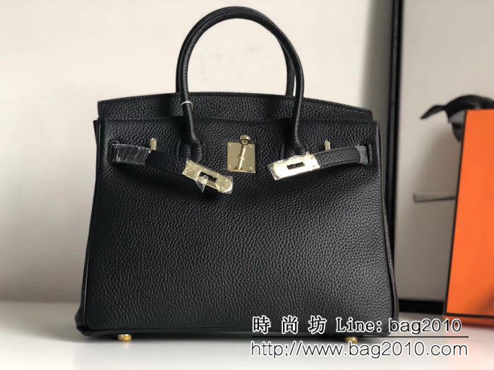 愛馬仕Hermes經典款荔枝紋軟牛皮鉑金包 百搭手提包 0AM1853